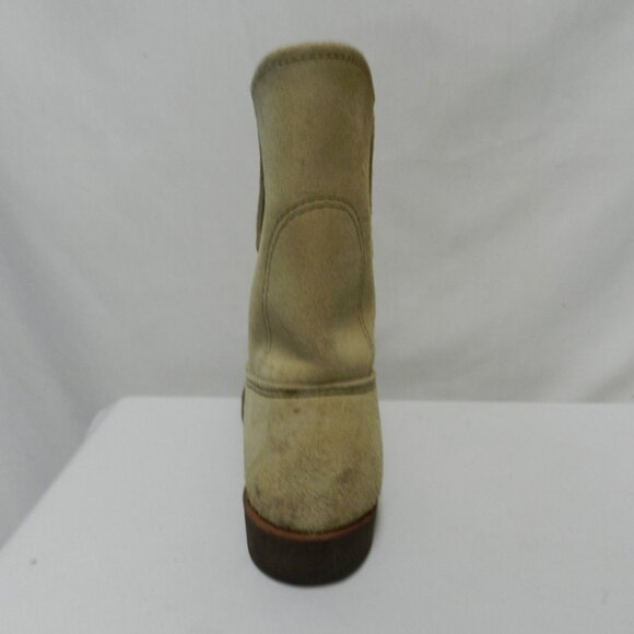 Red Wing 1188 Pecos Suede Steel Top pull-on boots Work Vintage USA Size Sz 7.5 - Picture 10 of 14